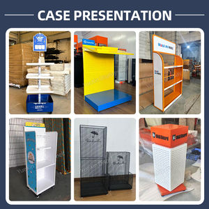 Support portatif multifonctionnel personnalisé de présentation de lumière support d'affichage rotatif <span class=keywords><strong>en</strong></span> métal pour le supermarché et les supports d'affichage de marque du marché - Product Image 3