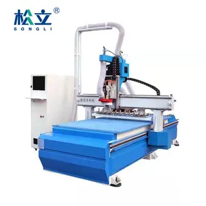 Hot-sale 1325 CNC Four Heads Process Woodworking Engraving Machine CNC wood router
