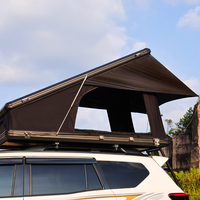 2-4 Personen Halb öffnung Wasserdichtes 4WD Auto Camping Aluminium Harts chale Dachzelt