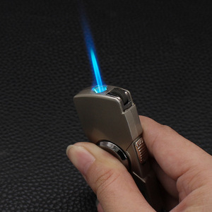 BROAD BD-325 Briquet électronique de <span class=keywords><strong>luxe</strong></span> coupe-vent en métal au design moderne et au carburant butane - Cadeau d'affaires - Product Image 2