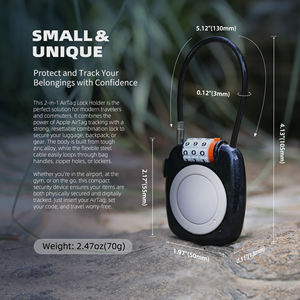 Localizador <span class=keywords><strong>de</strong></span> Airtag antirrobo e impermeable con protección <span class=keywords><strong>de</strong></span> contraseña, rastreador antipérdida Bluetooth <span class=keywords><strong>de</strong></span> <span class=keywords><strong>Apple</strong></span>. - Product Image 6