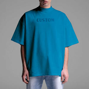 Fabricant de gros hommes décontracté ample surdimensionné blanc t-shirts personnalisé Premium 100% coton t-shirt surdimensionné pour hommes - Product Image 4