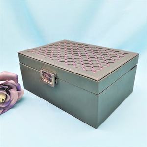Custom Logo PU Leather Small Travel <b>Jewelry</b> <b>Box</b> Organizer <b>Velvet</b> Jewellery Storage Case for Ring Earring Necklace Gift Packaging - Product Image 1
