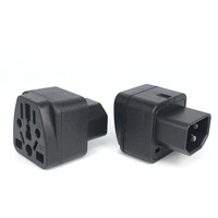 Adaptateur secteur UPS IEC C14 vers prise universelle femelle EU US UK AU C13, prise secteur portable universelle vers prise mâle C14, PDU pour serveur informatique