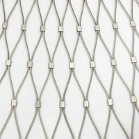 Filet en acier inoxydable tressé à maille plate, souple et flexible, pour clôture de ferme et protection industrielle