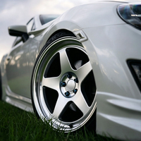 Jantes concaves à 5 branches de 17, 18, 19, 20, 21, 22 pouces 5x120 pour BMW E36 E46 E90, style Kansei KNP, roues forgées personnalisées pour voitures de performance