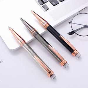 Vendita calda personalizzazione personalizzata <span class=keywords><strong>scrittura</strong></span> per regalo aziendale cancelleria per ufficio penna a sfera in metallo pesante con Logo - Product Image 2