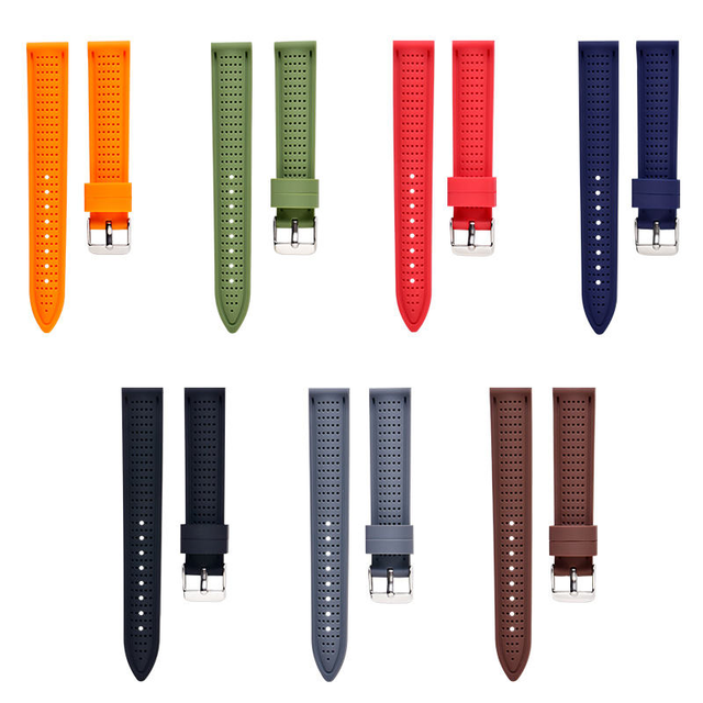 High Quality Eco-friendly Soft Silicone Sports Watch Strap for Smart Watches High Comfort and Durability 20mm