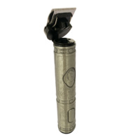 Kit de tondeuse à cheveux professionnelle sans fil vintage avec alimentation USB et batterie Li-Ion pour usage domestique masculin