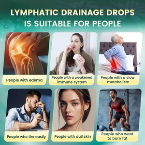 Gouttes de drainage lymphatique OEM sans alcool, <span class=keywords><strong>teinture</strong></span> liquide à base de plantes pour le soutien du système lymphatique, complément détox naturel végétalien - Product Image 6