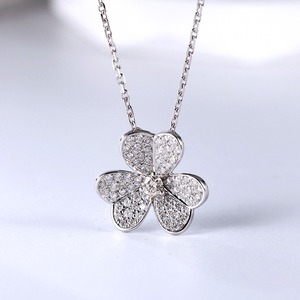 Collier pendentif SGARIT personnalisé en or rose 18 carats et or blanc, serti de diamants de laboratoire, certifié IGI, pour femme, cadeau, fête. - Product Image 5