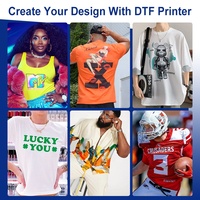 Machine d'impression de t-shirts SHENLAN 60cm I3200 Imprimante jet d'encre à rouleaux DTF semi-automatique haute vitesse Garantie 1 an