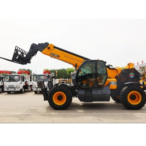 4.5T Telescópica Caminhão De Elevação Diesel De Controle Remoto Assento De Altura De Elevação 18M 5T <span class=keywords><strong>Pallet</strong></span> <span class=keywords><strong>Truck</strong></span> Usado Telehandlers Palete Diesel