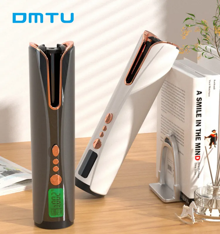 2023 Neues Produkt Hot Iron Comb USB Wiederauf ladbarer kabelloser automatischer Locken wickler Automatisches Curling