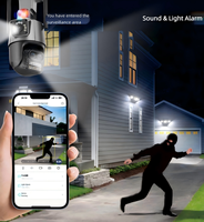 Caméra PTZ Bullet Tout-en-un WiFi Cloud 3,6 mm 360° Vision Nocturne Couleur Détection de Mouvement Alerte pour Magasin et Entrée/Sortie