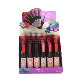 Vente chaude Logo Personnalisé Vin Rouge À Lèvres Antiadhésif Lèvres Liquide Brillant À Lèvres Beauté En Gros - Product Image 2