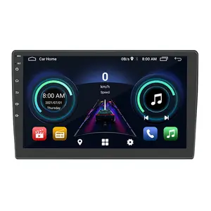 Android Car Screen 2 Din 9 10.1นิ้ว,พร้อมระบบนำทาง GPS เครื่องเล่นมัลติมีเดียแอนดรอยด์ Mp3ระบบสเตอริโอในรถยนต์แอนดรอยด์เครื่องเล่นดีวีดี