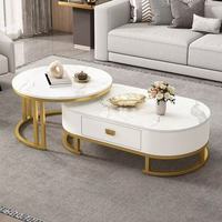 Table basse moderne de style naturaliste hautement recommandée avec compartiment de rangement dissimulé pour une organisation facile