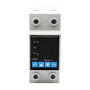 Protector de Voltaje y Corriente Ajustable 40A 63A 220V TRMS con Pantalla, Dispositivo de Protección Contra Sobretensiones Domésticas - Product Image 4
