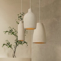 Lampe d'ambiance orientale Wabi Sabi, luminaire Wabi Sabi, lustre pour l'éclairage de l'îlot de cuisine, suspension Wabi Sabi