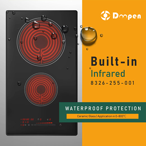 Panel H-one, cocina DIY, bobina fácil de usar, dos quemadores integrados en la parte superior de rango infrarrojo para cocina, cocinas eléctricas, productos de cocina - Product Image 6