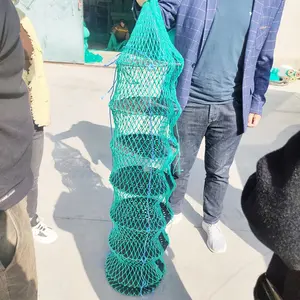 Scallop farming cage/ scallop net cage/Wholesale 7-22 layers Scallop Cage Sea Cucumber Oyster Seaweed PE Cage Fish