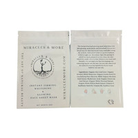 Sac en papier kraft biodégradable et recyclable Pochette pour shampoing Sachet d'échantillon cosmétique de savon liquide