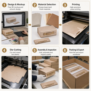 Boîte cadeau pliante magnétique personnalisée |   Boîte en carton rigide de luxe pour cosmétiques de mariage et vente au détail — Faible MOQ, directement de l'usine - Product Image 5
