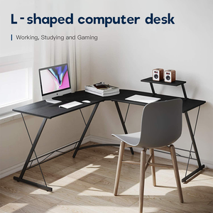 Fabrika doğrudan Modern bilgisayar ev monitör standı ile ofis masası <span class=keywords><strong>l</strong></span>-şekilli bilgisayar masası - Product Image 2