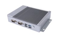 Mini PC Industrial Sin Ventilador J1900 de Cuatro Núcleos, DDR3, Doble LAN, Doble Pantalla, RS232, Voltaje Amplio para Automatización