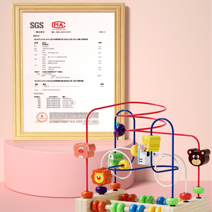 Blocchi di Costruzione Montessori per Bambini, Perline Colorate a Forma di Animali, Giocattoli Educativi in Legno per Neonati - Product Image 4