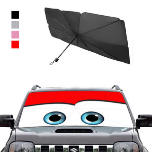 Pare-soleil de pare-brise avant pliable SUNNUO, modèle personnalisé pour fourgonnette, bloque les rayons UV, isolant thermique, fabriqué en nylon durable, facile à plier - Product Image 1