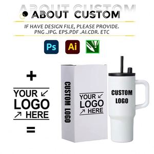 Vaso de Viaje de Acero Inoxidable 316 con Logotipo Personalizado, 710 ml, Aislado al Vacío, con Asa y Pajita para Oficina - Product Image 2
