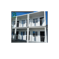 Maison préfabriquée intégrée à double usage, pliable rapidement, personnalisée, NB2-RW2, pour dortoirs, bureaux, salles d'activités