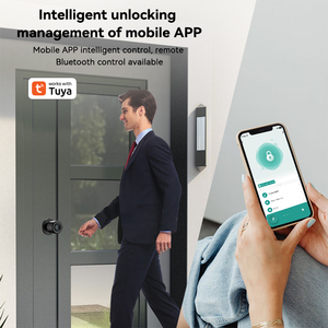 Cerradura Inteligente para Puerta con Huella Dactilar XSDTS CL03, Entrada sin Llave, <span class=keywords><strong>Digital</strong></span>, Funciona con Tuya Bluetooth, Cerradura Inteligente de un Solo Pomo - Product Image 5