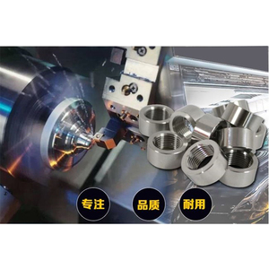M18x1.5 Nickel Plated Steel Exhaust Welding Nut | CNC Machined Sensor Port Boss for Automotive Exhaust Systems - Product Image 5