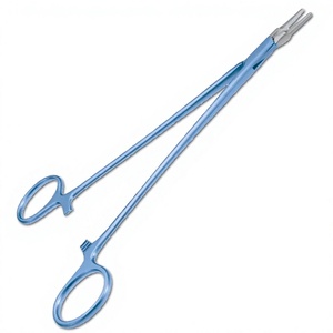 Portaagujas Quirúrgico de Primera Calidad para Cirugía General, Certificado CE Clase I, Instrumento Manual, Color Azul - Product Image 3