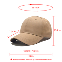 Chapeau de papa ajustable en coton Vintage unisexe en gros casquette de baseball vierge casquettes de sport en détresse teintes