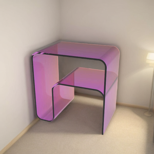 Nouvelle Table d'appoint coloré acrylique meubles plexiglas pmma salon meubles Transparent moderne à côté de la table - Product Image 1