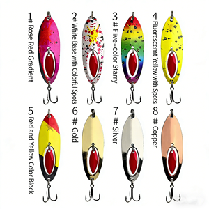Nouvelle leurre-cuillère <span class=keywords><strong>Duo</strong></span> 18g 21g 26g 30g en métal, double <span class=keywords><strong>spinner</strong></span>-cuillère pour lancer longue distance, avec hameçon triple pour la pêche en eau salée - Product Image 5