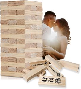 Jeu <span class=keywords><strong>de</strong></span> la tour <span class=keywords><strong>de</strong></span> la sensualité <span class=keywords><strong>pour</strong></span> adultes, 48 pièces, blocs <span class=keywords><strong>de</strong></span> <span class=keywords><strong>construction</strong></span> <span class=keywords><strong>en</strong></span> <span class=keywords><strong>bois</strong></span> <span class=keywords><strong>pour</strong></span> couples, empilage et effondrement - Product Image 1