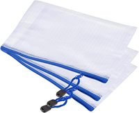 Sacs à fermeture éclair en maille, petite trousse à crayons A6 pour l'organisation