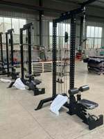 Máquina de cable multifuncional comercial 2 en 1 para dominadas y remo bajo para entrenamiento de fuerza
