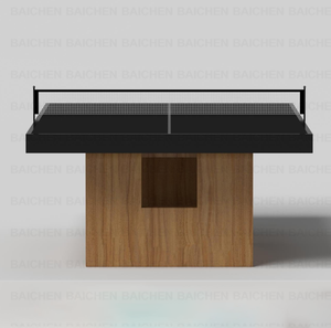 <span class=keywords><strong>Table</strong></span> <span class=keywords><strong>de</strong></span> <span class=keywords><strong>ping</strong></span>-pong moderne en bois massif, mobile, OEM ODM, taille personnalisée, durable, pour la maison, le bureau, la villa, les jeux <span class=keywords><strong>de</strong></span> loisirs en intérieur - Product Image 2