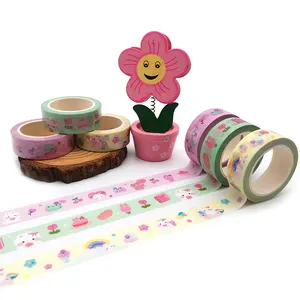 Hot Selling Custom Printed Kawaii Washi Tape Cute Paper Tape