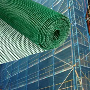 Orange Safety Nets Facility Scaffold Barrier Netting Balcony Windscreen Debris Scaffolding Net For Pallets