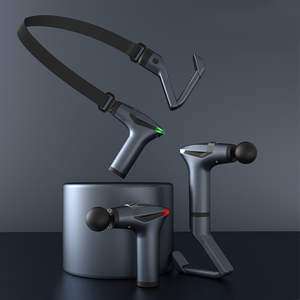 N profesional de alta potencia 3 en <span class=keywords><strong>1</strong></span> masajeador de percusión de tejido profundo 4 cabezales de masaje portátil recargable músculo de cuerpo completo - Product Image 2