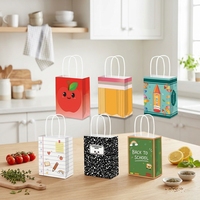 12 sacs cadeaux rentrée scolaire, sacs en papier pour crayons et friandises, sacs mignons pour fêtes scolaires avec poignées pour enfants