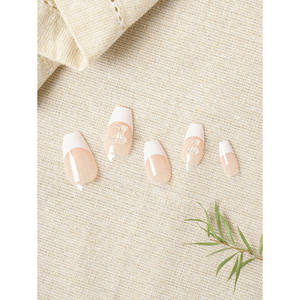 Trop cool pour l'école Real Wear Coffin Nail Tips Bare White Fails artificiels - Product Image 1