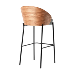 <span class=keywords><strong>Sgabello</strong></span> da Bar Moderno in Metallo, Sedia Alta per Bancone, per Ristorante e Casa - Product Image 5